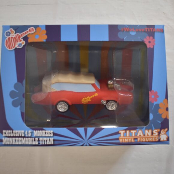 Titans Merchandise The Monkees Monkeemobile 4 1/2" Vinyl Car Figure New In Box - Picture 2 of 4